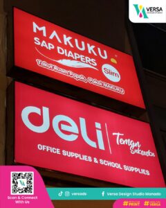 neon box elegan untuk promosi bisnisterang