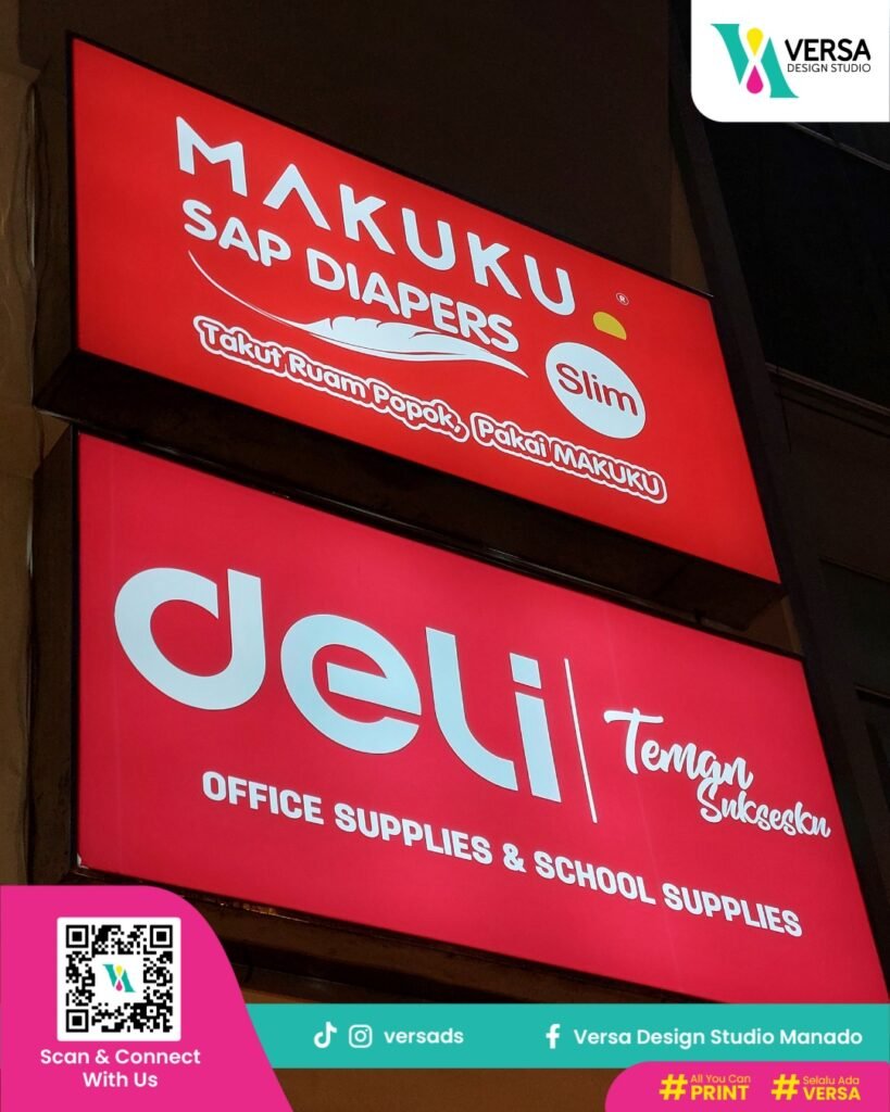 neon box elegan untuk promosi bisnisterang