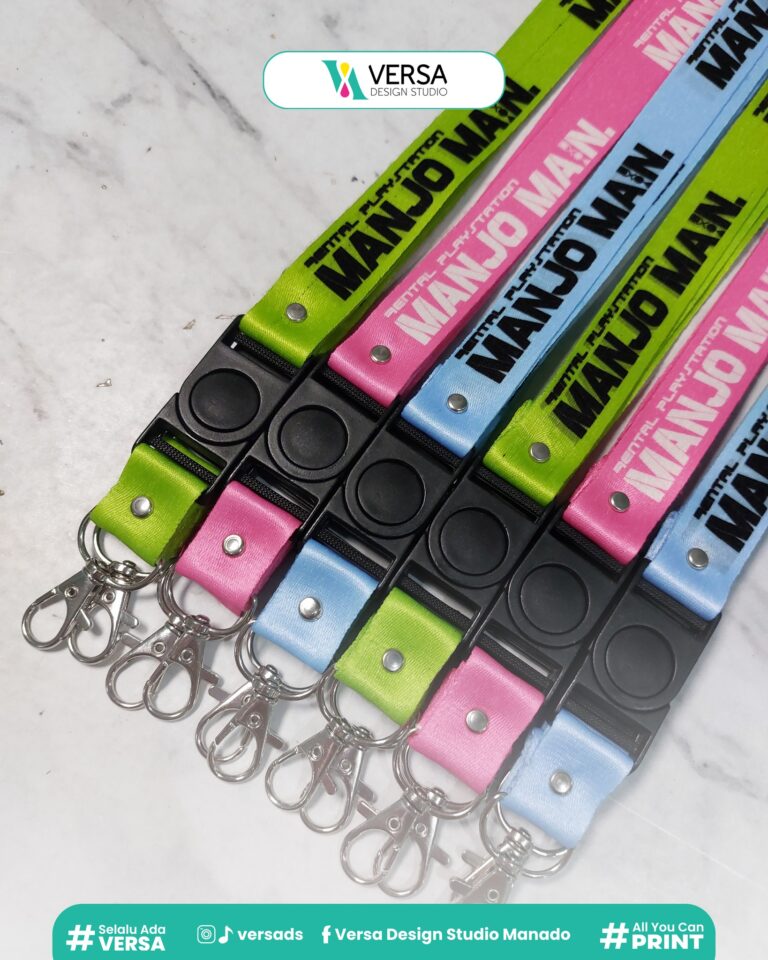 lanyard custom manado dari Versa Design Studio