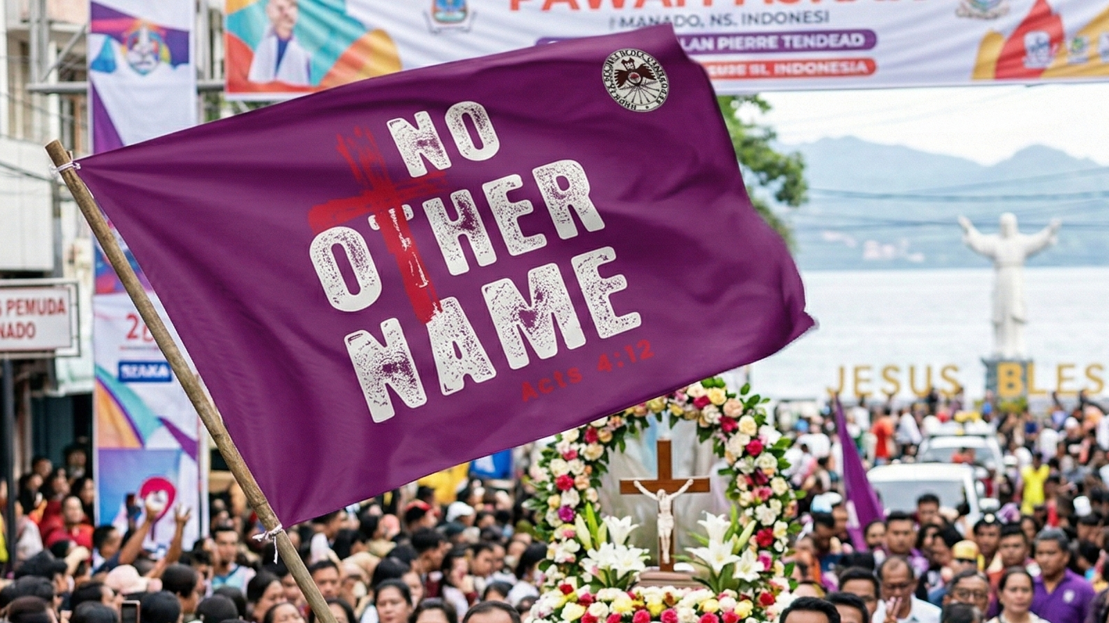 bendera paskah gmim ungu